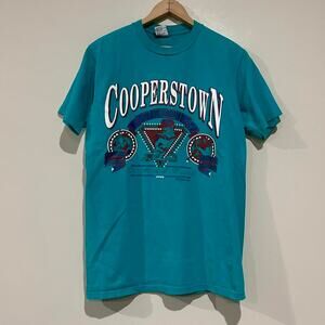 Vintage Gopher Sport Cooperstown Home Of Baseball Tee Shirt